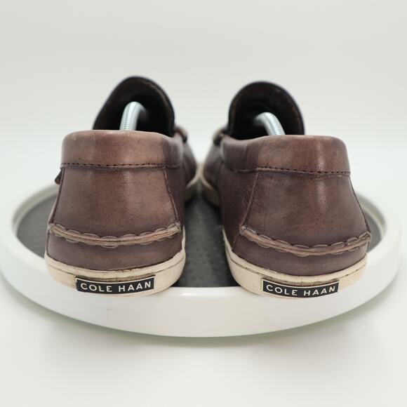 Cole Haan Pinch Weekender Shoes Mens 13 Grey Leather Penny Loafer Slip On - Picture 9 of 16